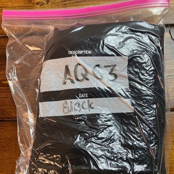 Anne Klein dress pants women’s size 8 textured black flat front chino - Picture 10 of 10